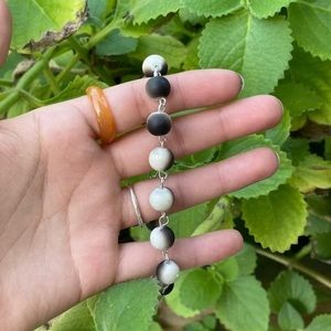 Black and white bracelet